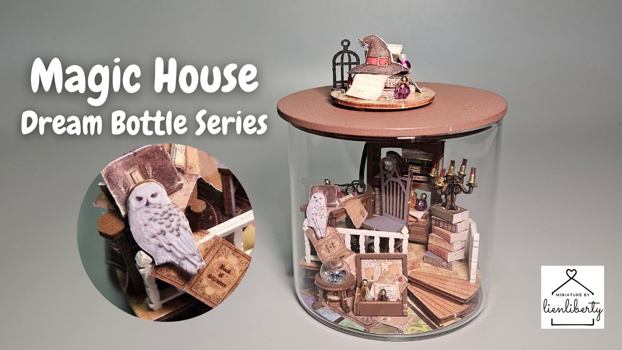 DIY Miniature Dollhouse Kit | Dream Bottle Series | Magic House