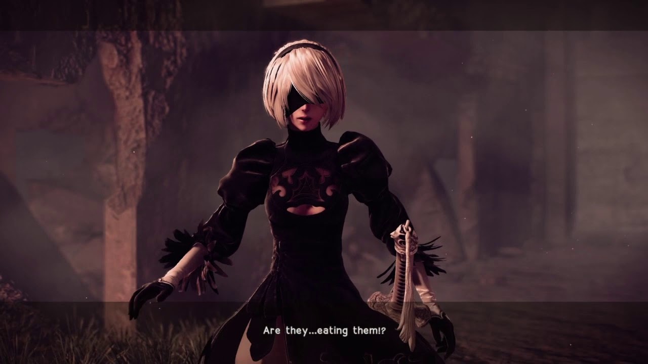 NieRAutomata playthrough part 15 Flowers for machines ending YouTube