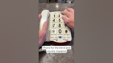 Landline Phone option for the blind and visually impaired #phone #blind #accessibility #awareness