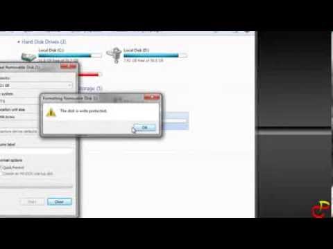HOW TO WRITE PROTECT & UNWRITE PROTECT PENDRIVE USING CMD ...