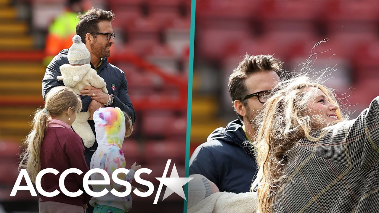 Blake Lively & Ryan Reynolds Debut Newborn Baby At Wrexham Soccer Game