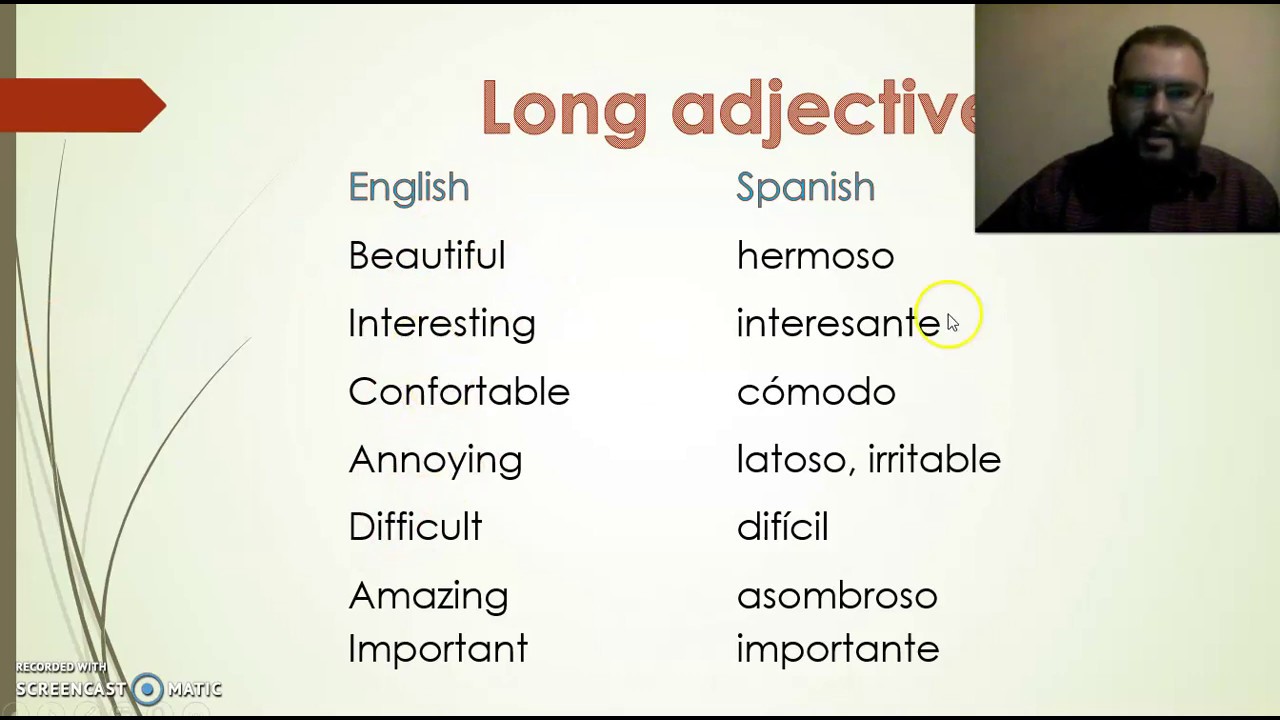 Superlativo de los adjetivos largos en inglés - YouTube