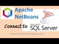 How to Connect to Microsoft SQL Server in NetBeans IDE