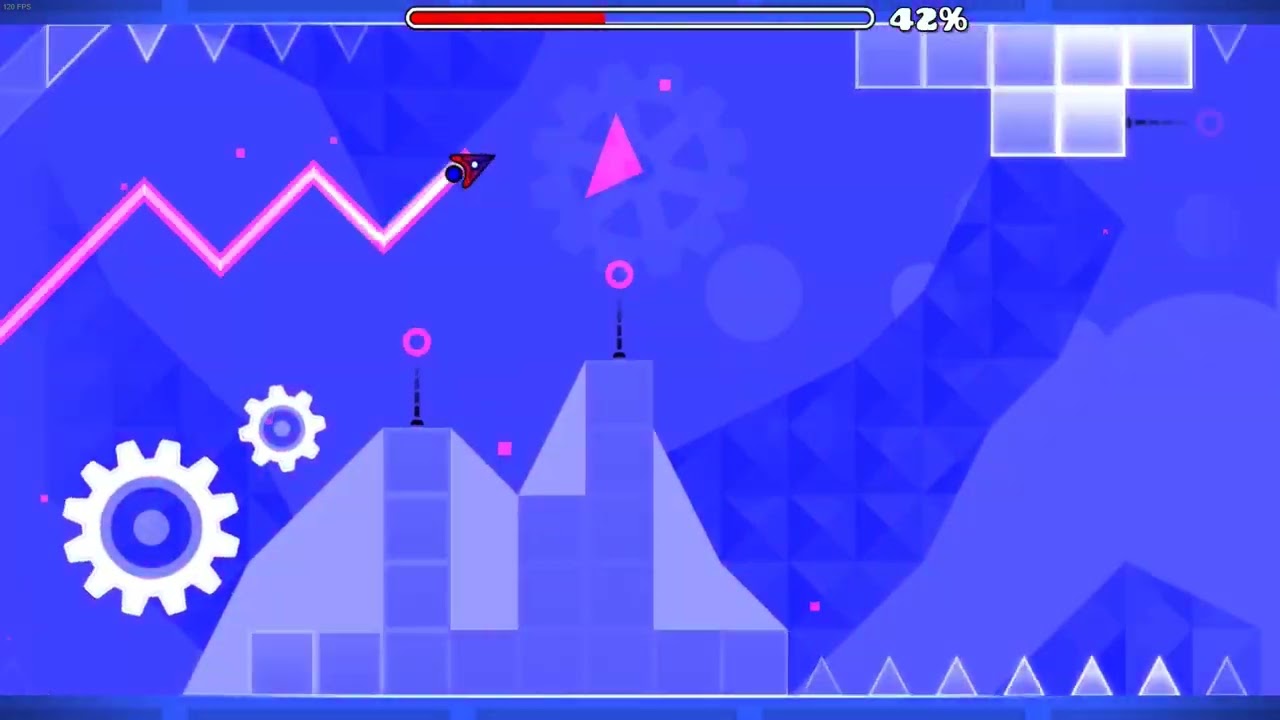 Geometry Dash - All Rated Normals Done: Default Blue by Jovc