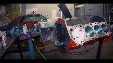 454 Big Block Chevy rebuilt with a cam and valve train upgrade.