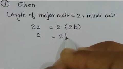 Ellipse ( All questions / Solutions) Class 11 / ISC