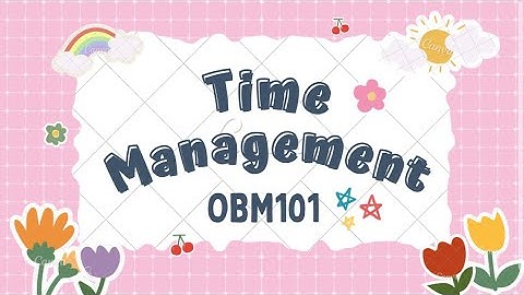 OBM101 GROUP ASSIGNMENT: ARTICLE REVIEW