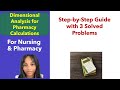 How to Solve Any Pharmacy Calculation Using Dimensional Analysis
