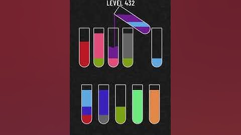 Water Color Sort Solution - Level 432