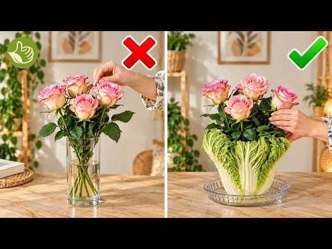 🌸 Genius Hacks Every Flower Lover Should Know!