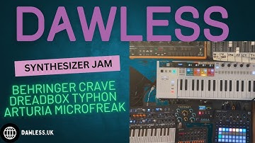 Synthesizer Jam with Arturia Microfreak, Dreadbox Typhon and Behringer Crave