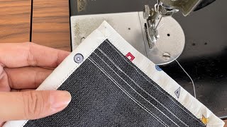 ⭐️Great tips How to sew corners | Sewing Beautiful Border | Sewing tips and techniques for beginners