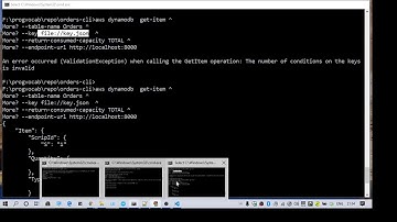 The number of conditions on the keys is invalid