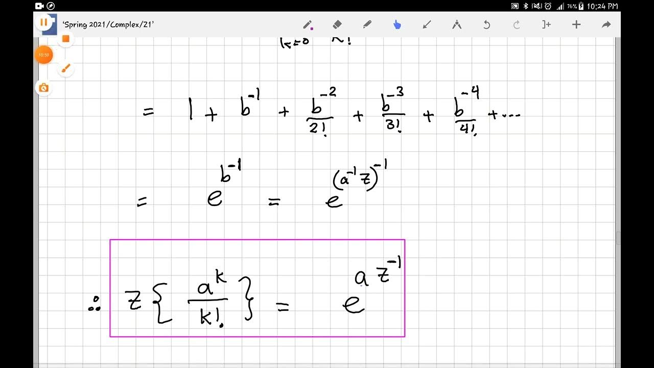iii. Z Transform: Sheet Examples - YouTube