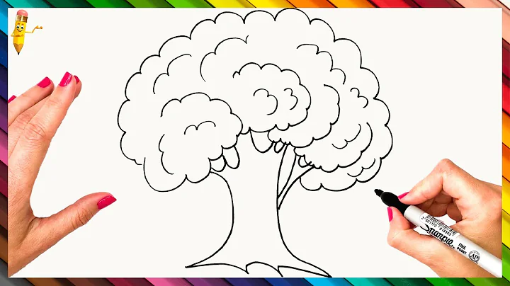 How To Draw A Tree Step By Step 🌳 Tree Drawing Easy