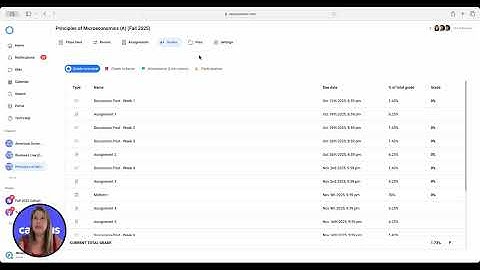 View Grades and Class Recordings