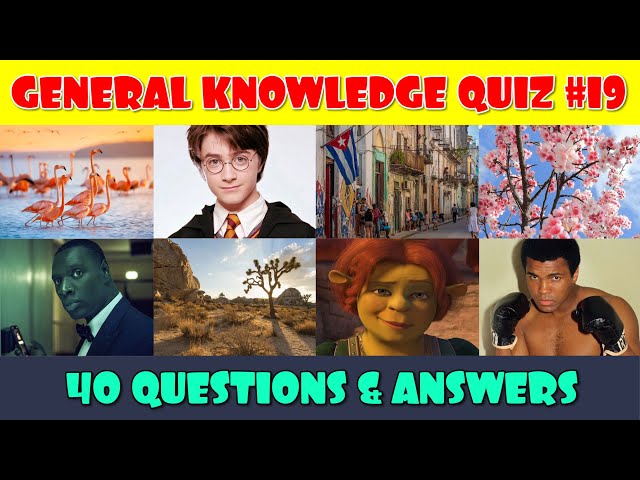 General Knowledge Trivia Quiz (Part 19) class=