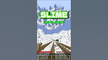 Which Block Saves You from 200 Blocks in Minecraft?! 😳🔥 #minecraft #shorts