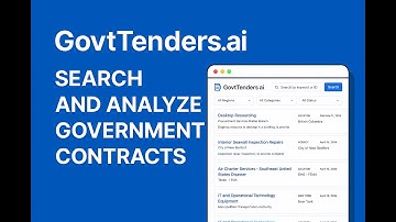 Find Government Contracts Fast with AI
