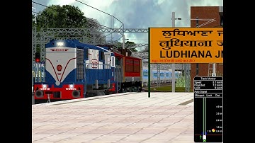 Shatabdi Express Rescue using WDM3A malda || IR In MSTS Open Rail