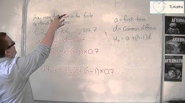 OCR MEI Core 2 5.09 Finding How Many Terms are in an Arithmetic Sequence