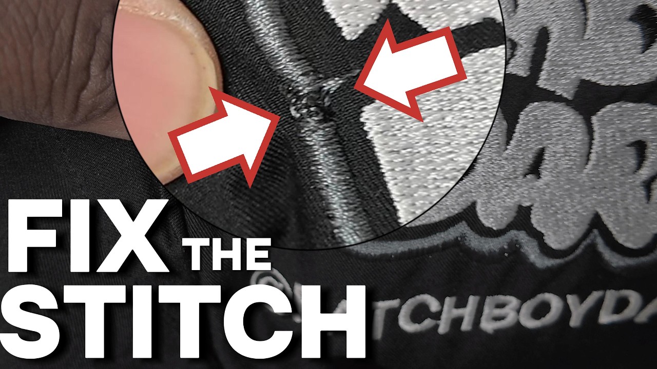 FIX THE STITCH, Ep.1 Fixing My Columbia Jacket Embroidery