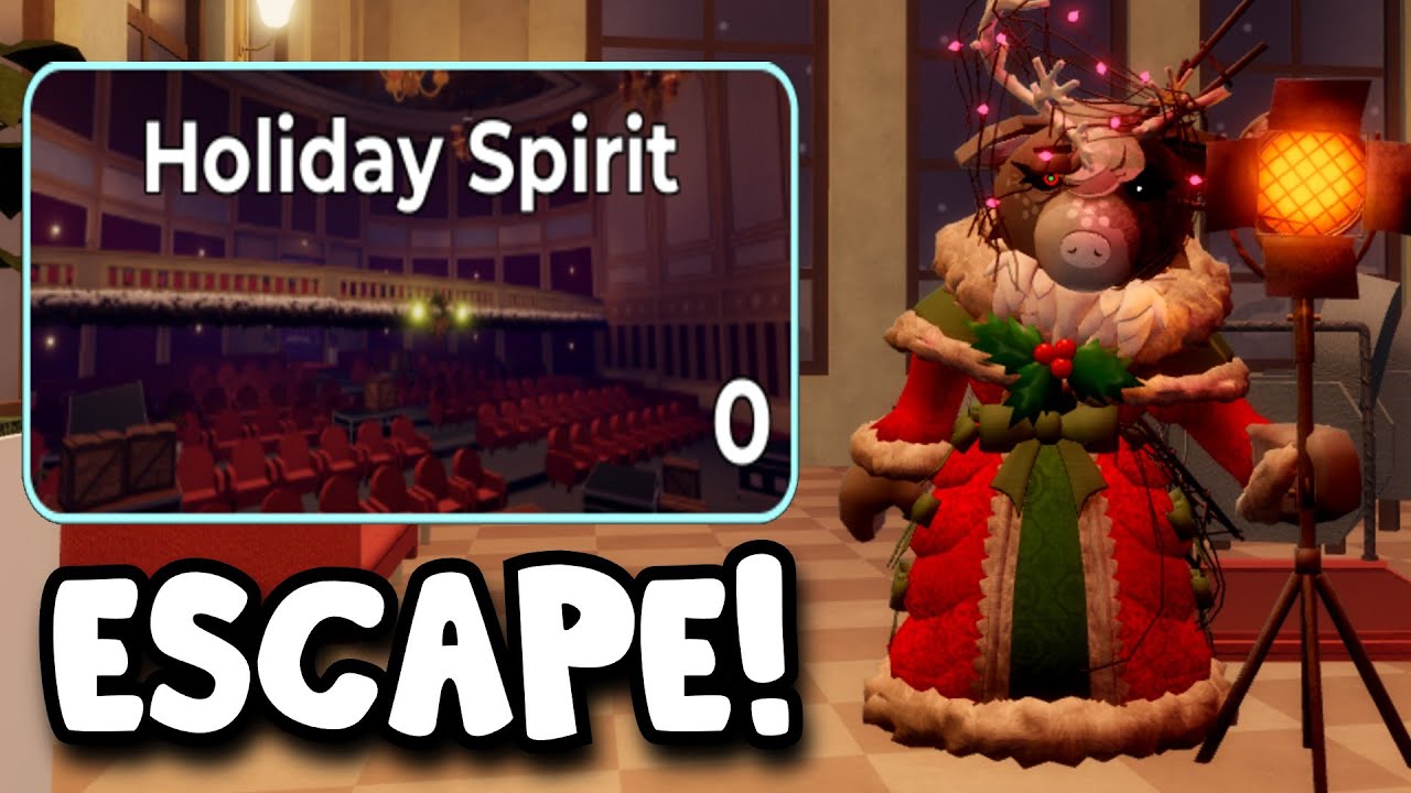 How to ESCAPE HOLIDAY SPIRIT in PIGGY!