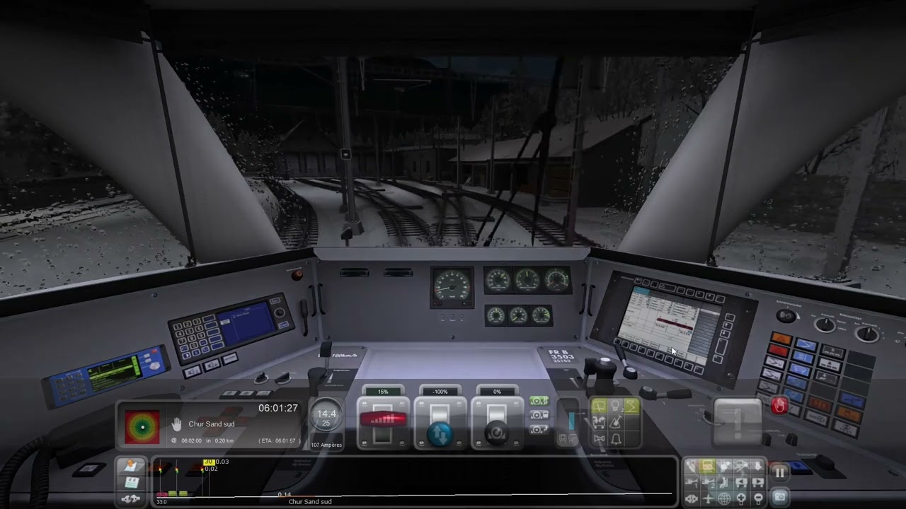 491 Switzerland tour Arosa Line Part 1 Sand depot to Chur north