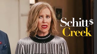 Alexis (annie murphy) stresses out over last-minute preparations for
singles week with moira (catherine o'hara). from schitt's creek s4e12,
"singles week." a...