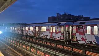 R62A 6 Train Brooklyn Bridge Bound At Morrison Av - Soundview Wworld Cup 26 Scheme