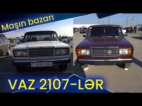 Bugünə olan Vaz 2107 qiymətləri Sumqayıt maşın bazarından yeni video