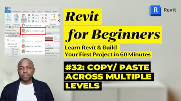 Revit Tutorial for Beginners: Part 32: How to Copy Objects Across Multiple Levels at Once