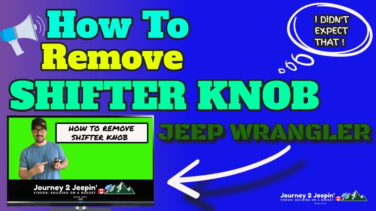 How To Remove The Shifter Jeep #short - YouTube