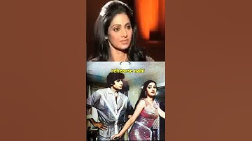 Sridevi last interview || Sridevi shridevi rehearsal nahi krte the kabhi 😱 #shorts #bollywood