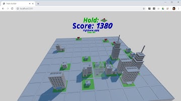 Triple Builder (simple puzzle game made by three.js)