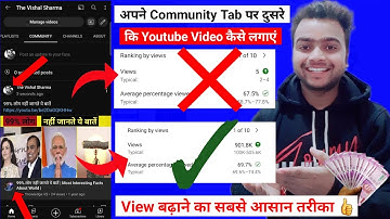 अपने Community Tab पर दुसरे Channel कि Video कैसे Upload करें | Community Tab Maine Video Kaise Post