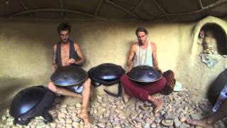 Lorenzo and Lukas playing Hang and Handpan @ Boom 2014