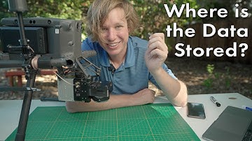 Where is the data stored on the ROCK R2A LiDAR