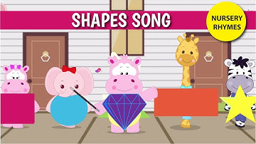 Shapes Song with Lyrics | Learn Shapes For Kids | Learning Videos For Toddlers | Kids Songs