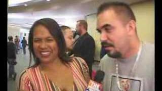 Noel G with TheWeekendGamer at the Hood of Horror Premiere