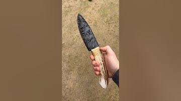Making an Obsidian Knife! #knifemaking