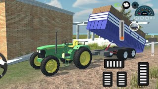Jonder tractor driving 3d #gta #tractor  android gameplay #offroad #drawing #farming #gameplay screenshot 5