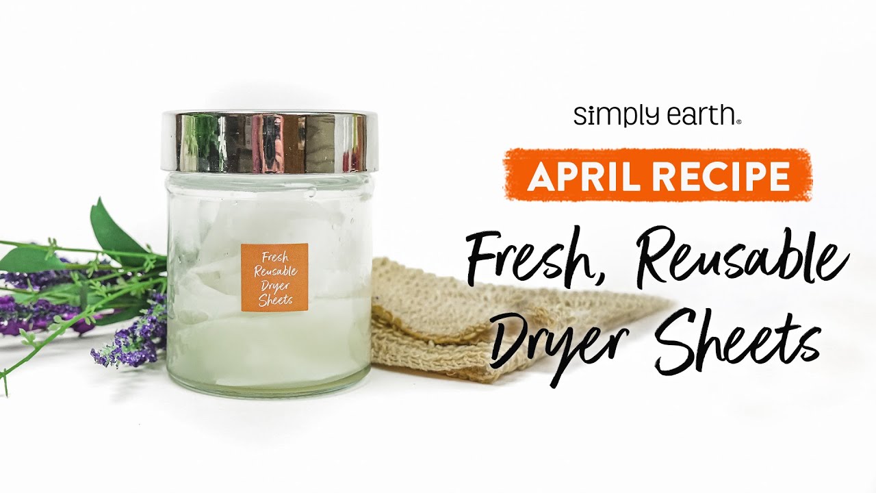 Fresh Reusable Dryer Sheets Essential Oil Recipe YouTube
