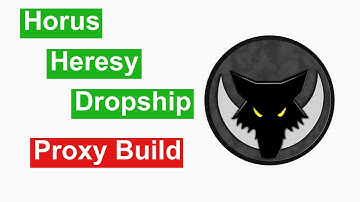 Horus Heresy Thunderhawk/Stormbird proxy build