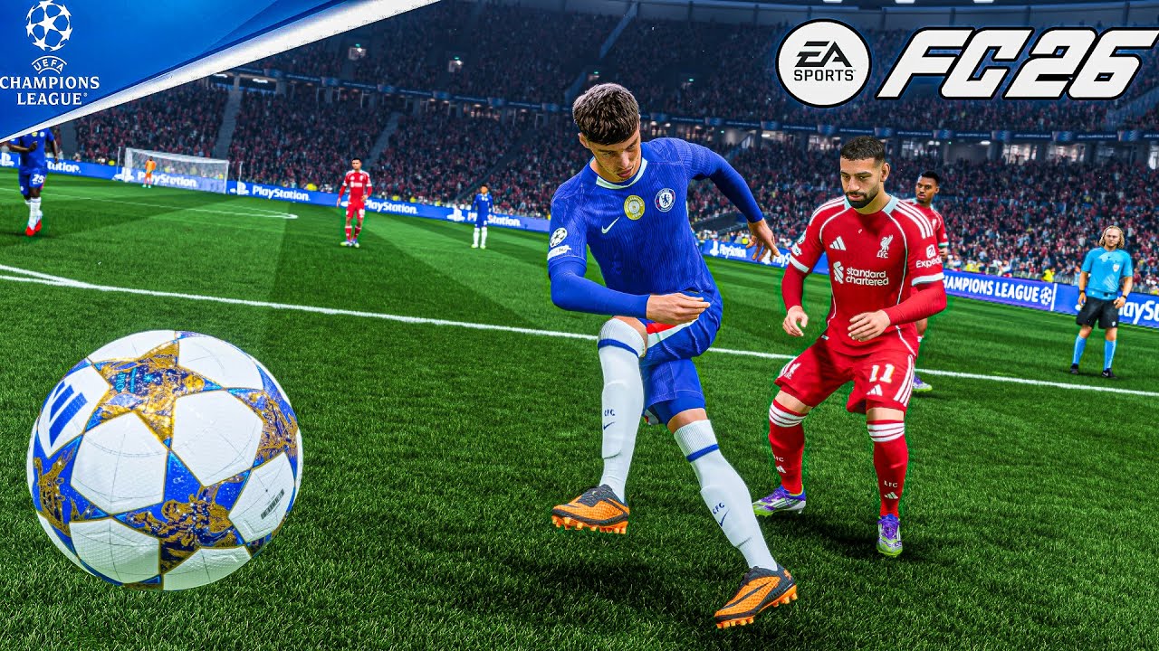 Liverpool vs Chelsea | UEFA Champions League Final | FC 26 Gameplay | PS5 Pro 4K60