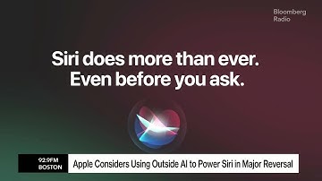 Apple Considers Using Outside AI to Power Siri in Major Reversal