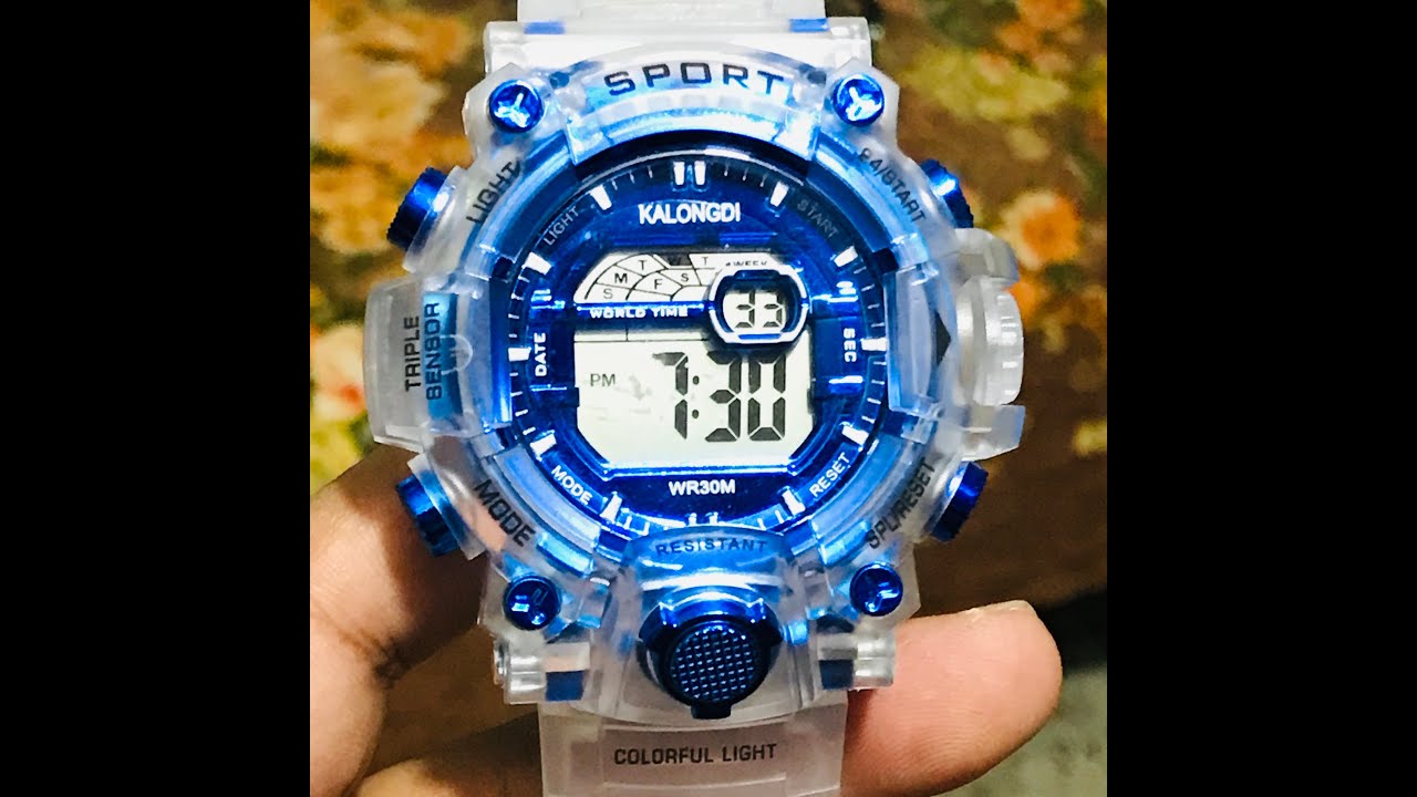KALONGDI Digital Sport Watch YouTube
