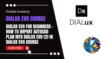 Dialux Evo for Beginners - How To Import Autocad Plan Into Dialux Evo (2) In Dialux Evo Course