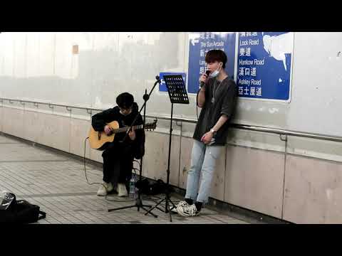 楓/空心/軌跡_Cover By Him~Jenson@2020/11/19_尖東站L5出口Busking