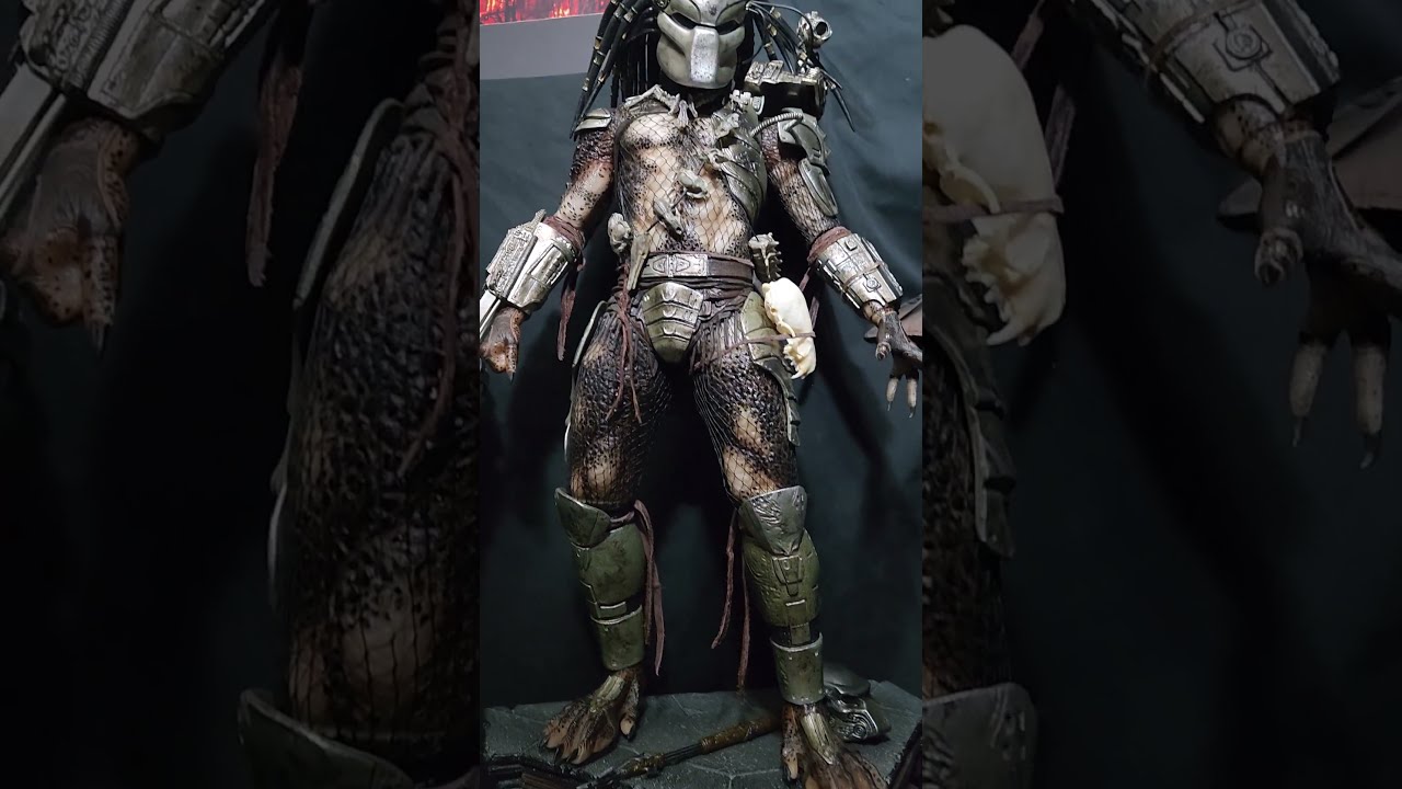 Neca 1 4 Predator Customized Jungle Hunter